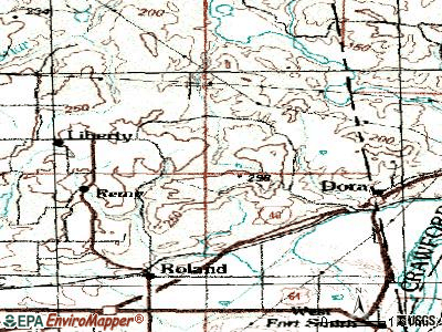 Remy topographic map