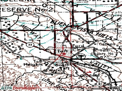 Foresthill topographic map