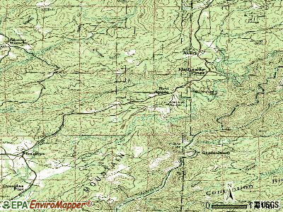 Forest Meadows topographic map