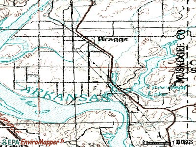 Sand Hills topographic map