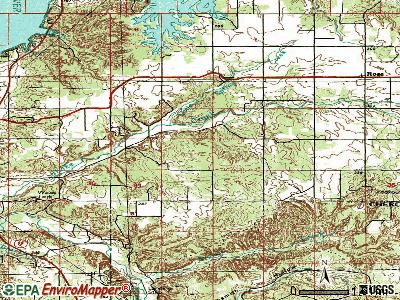 Snake Creek topographic map