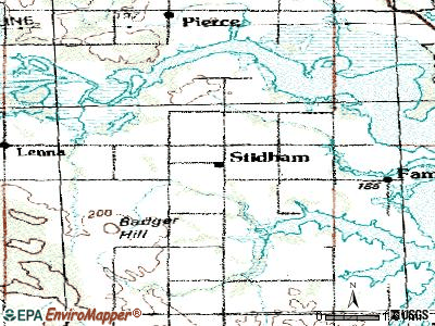 Stonewall topographic map
