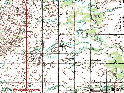 Vera topographic map