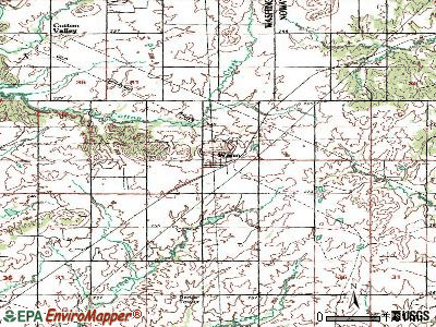 Wann topographic map