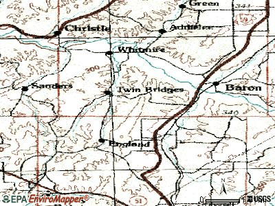 West Peavine topographic map