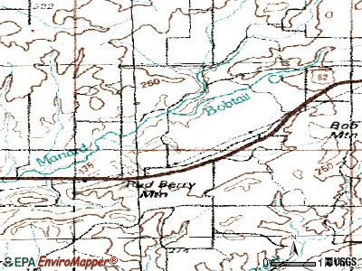 Woodall topographic map