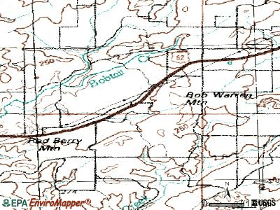 Zeb topographic map