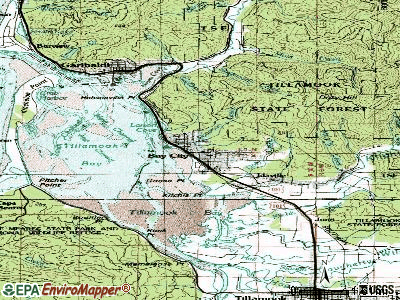 Bay City topographic map