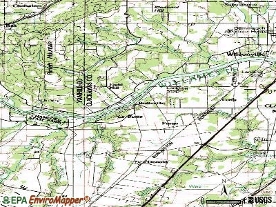 Butteville topographic map