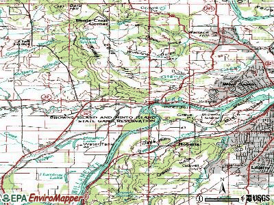 Eola topographic map