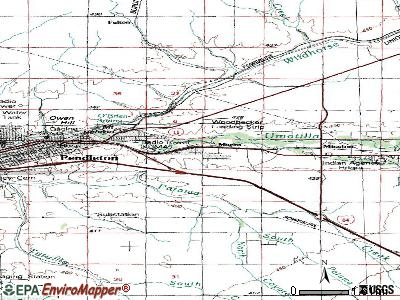 Gopher Flats topographic map