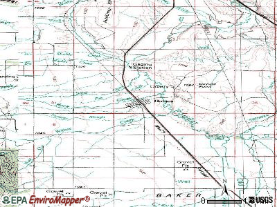 Haines topographic map