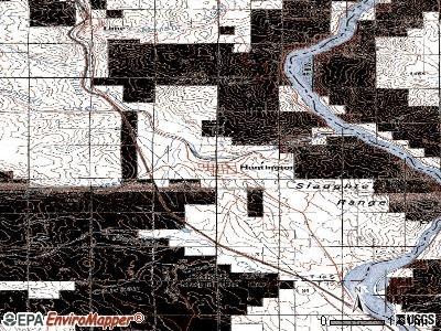 Huntington topographic map