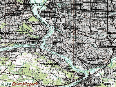 Oak Grove topographic map