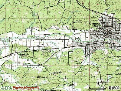 Redwood topographic map