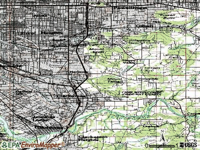 Sunnyside topographic map