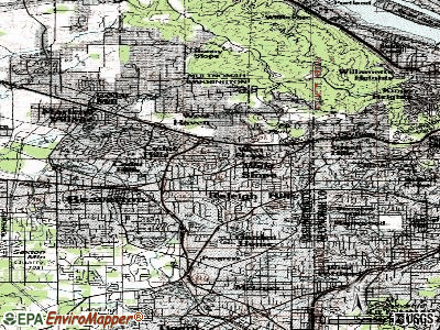 West Slope topographic map