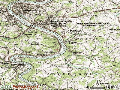 Allenport topographic map