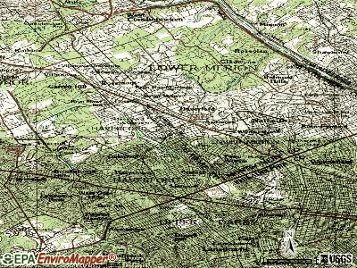 Ardmore topographic map
