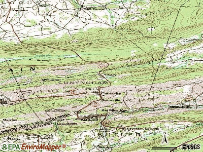 Aristes topographic map