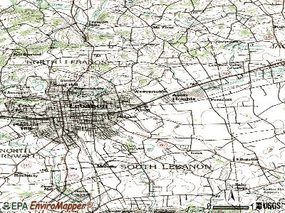 Avon topographic map