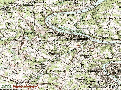 Baidland topographic map