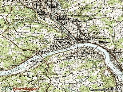 Beaver topographic map