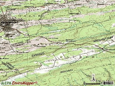 Beaver Meadows topographic map