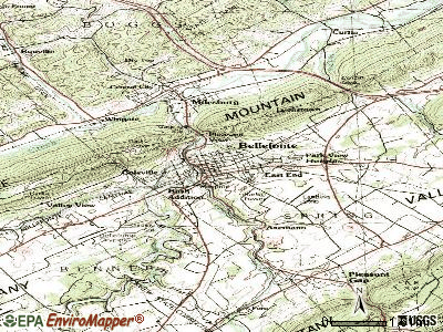 Bellefonte topographic map
