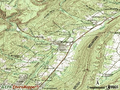 Bellwood topographic map