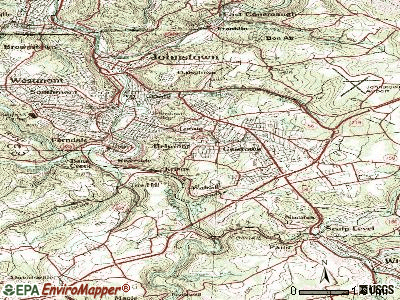 Belmont topographic map