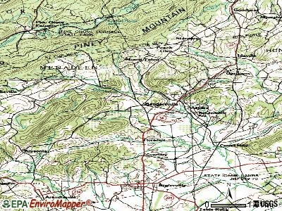 Bendersville topographic map
