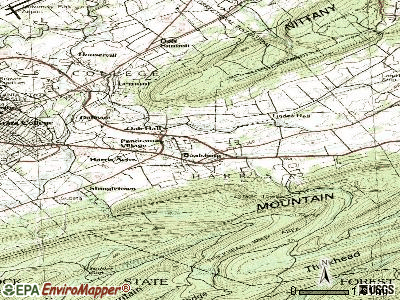 Boalsburg topographic map