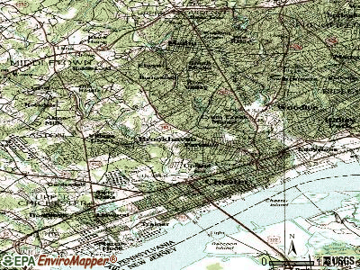 Brookhaven topographic map
