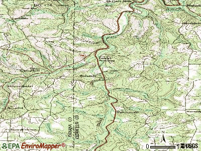 Burnside topographic map