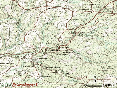 Cassandra topographic map