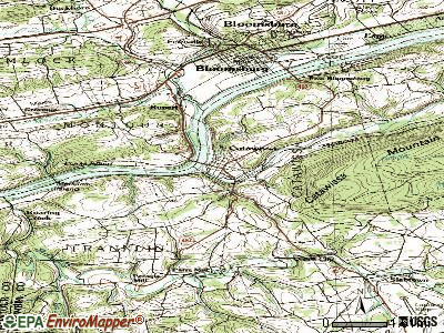 Catawissa topographic map
