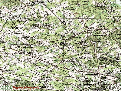Chester Heights topographic map