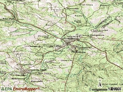 Chester Hill topographic map