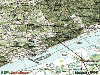 Chester Township topographic map