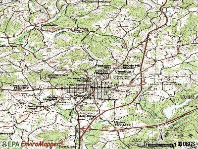 Chevy Chase Heights topographic map