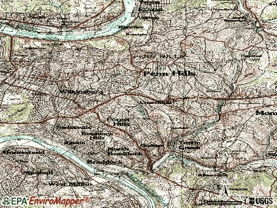 Churchill topographic map