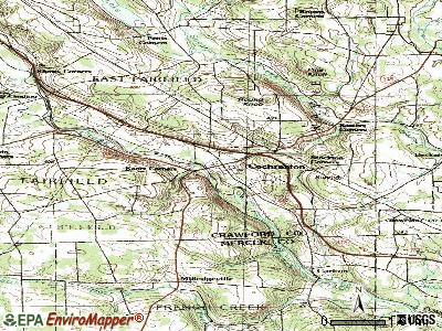 Cochranton topographic map