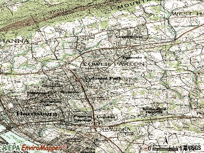 Colonial Park topographic map