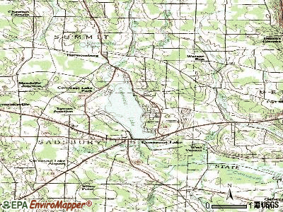 Conneaut Lakeshore topographic map