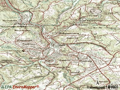 Dale topographic map