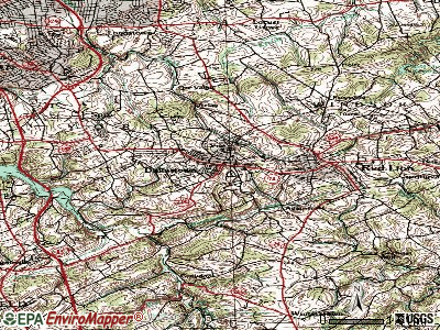 Dallastown topographic map