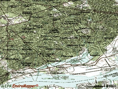Darby Township topographic map