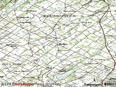 Dublin topographic map