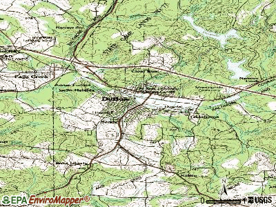 DuBois topographic map